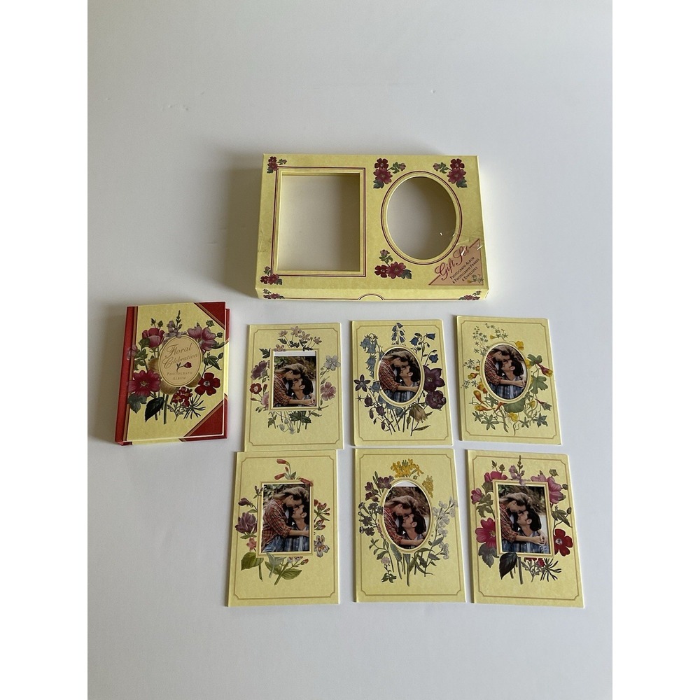 Floral Celebrations Photograph Album Frames Box Set 1997 Waverly New